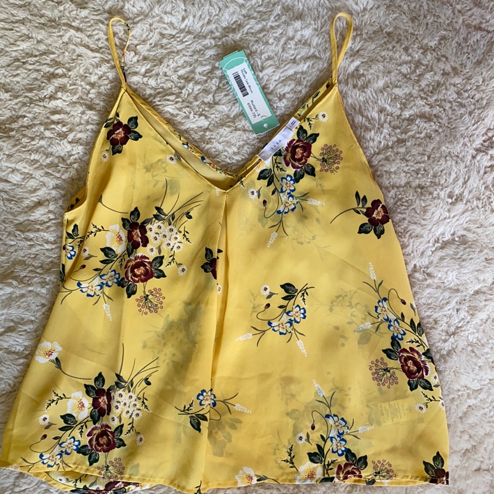 Yellow Floral Top